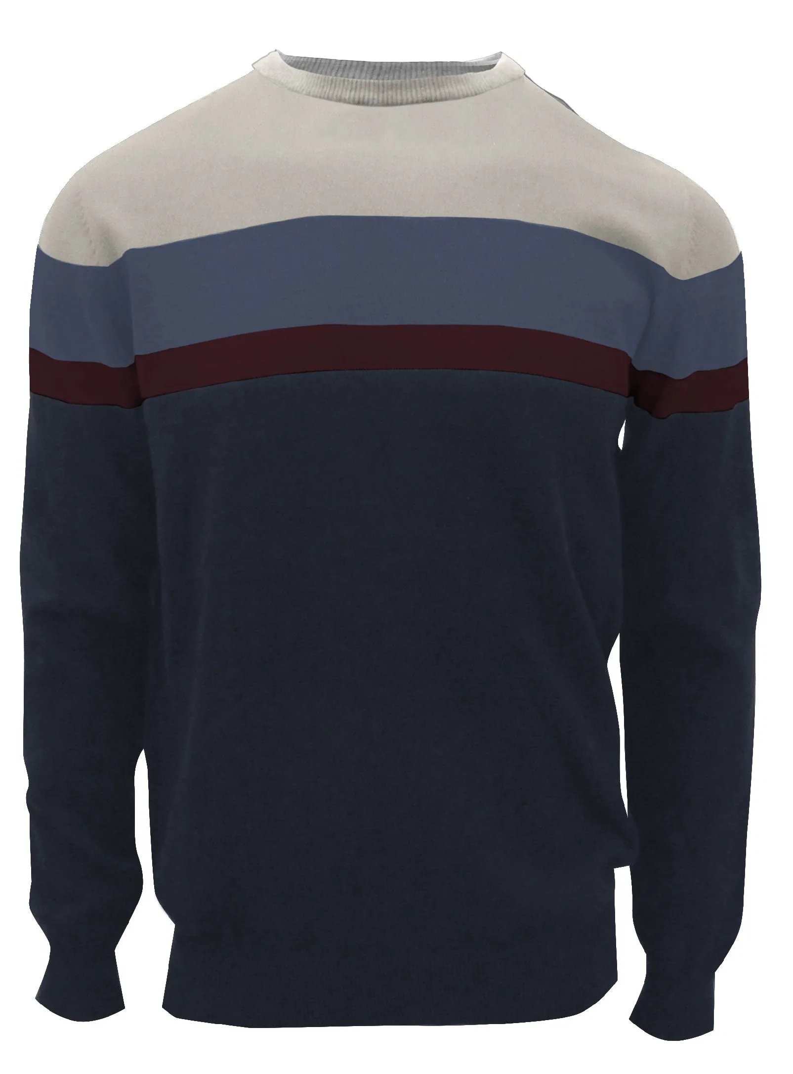 IRWIN | Fine Gauge Striped Crew Neck Sweater || IRWIN | Chandail à Col Rond Rayé en Maille Fine sold by Point Zero product image thumbnail 4