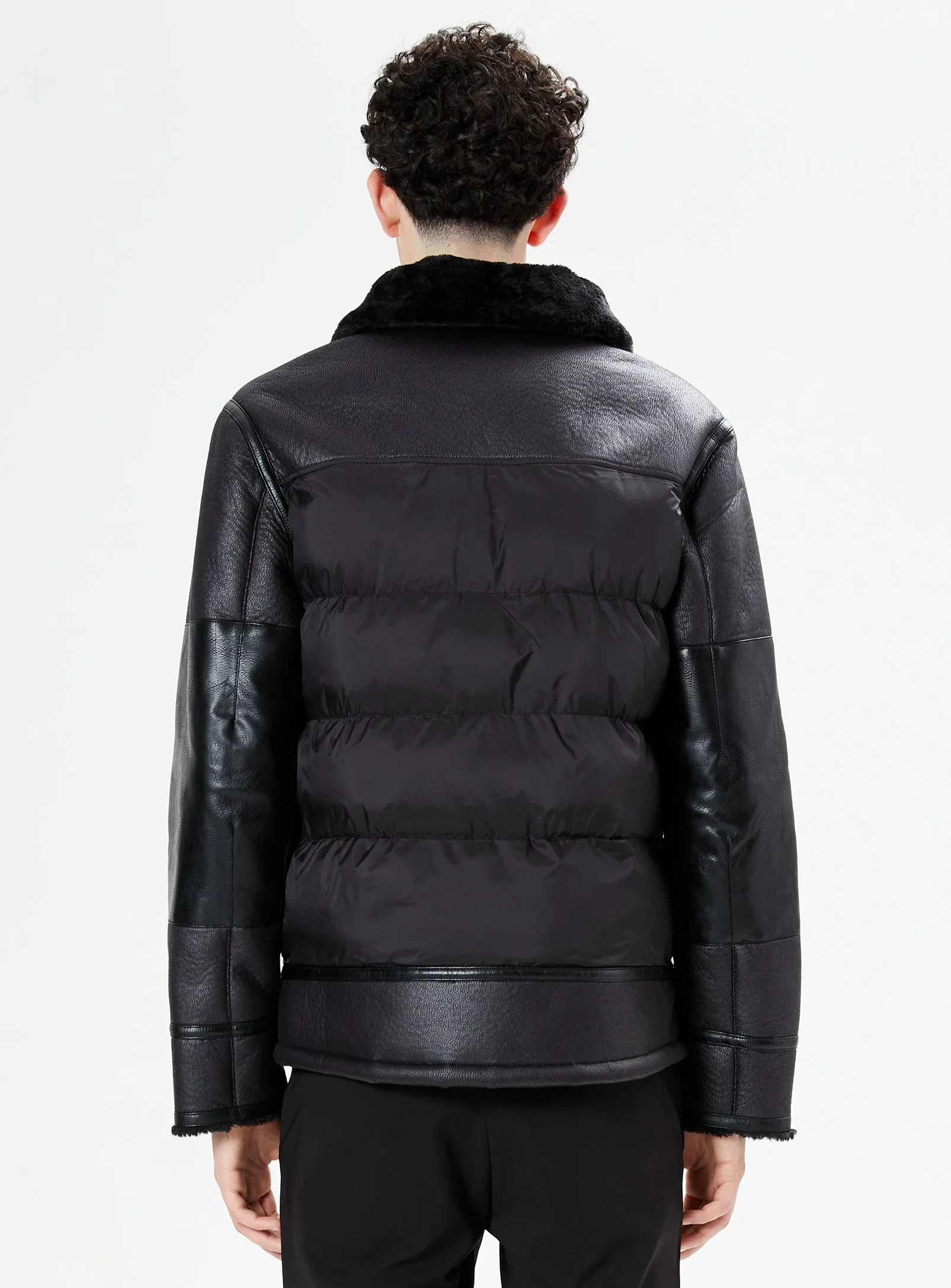 CORENTINE | Alt-Sherpa Fur Jacket || CORENTINE | Manteau en fourrure Sherpa sold by Point Zero product image thumbnail 4