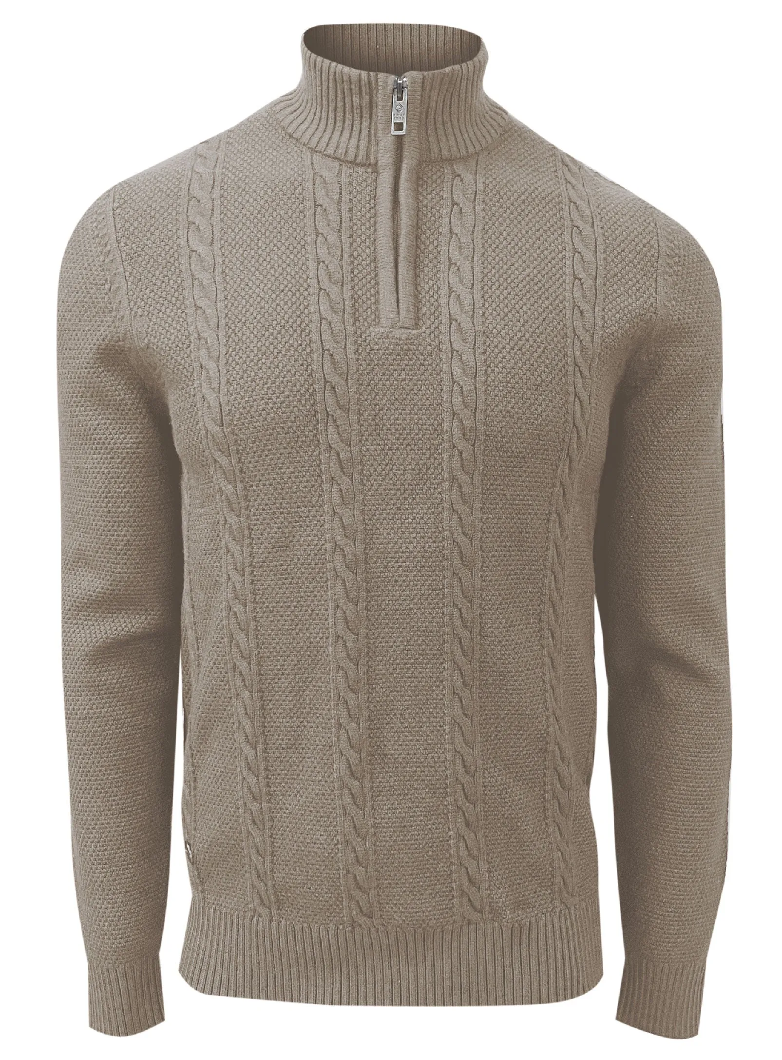 CALIX | Textured Cable Knit Quarter Zip Sweater – Cashmere Touch || CALIX | Chandail Quart de Zip en tricot torsadé – Touche cachemire sold by Point Zero product image thumbnail 3
