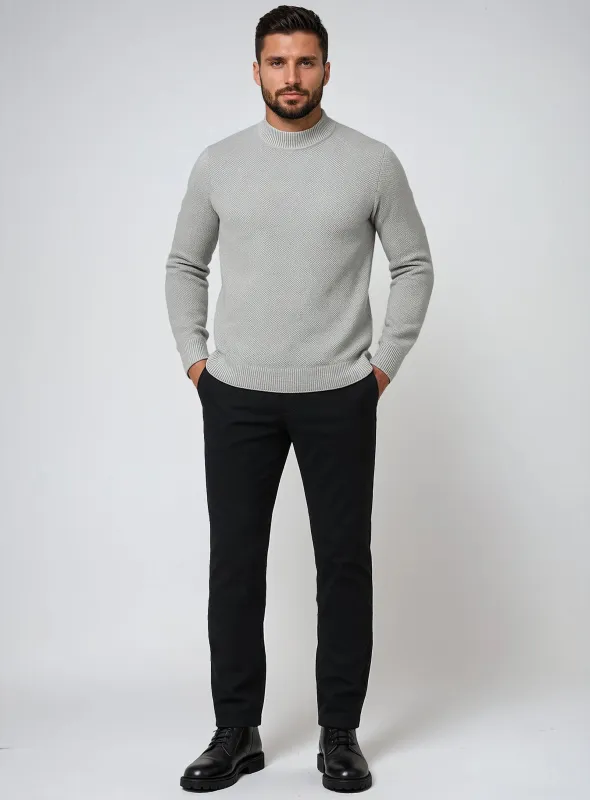 AMIR | Fine Crewneck Sweater || AMIR | Pull à col roulé fin sold by Point Zero