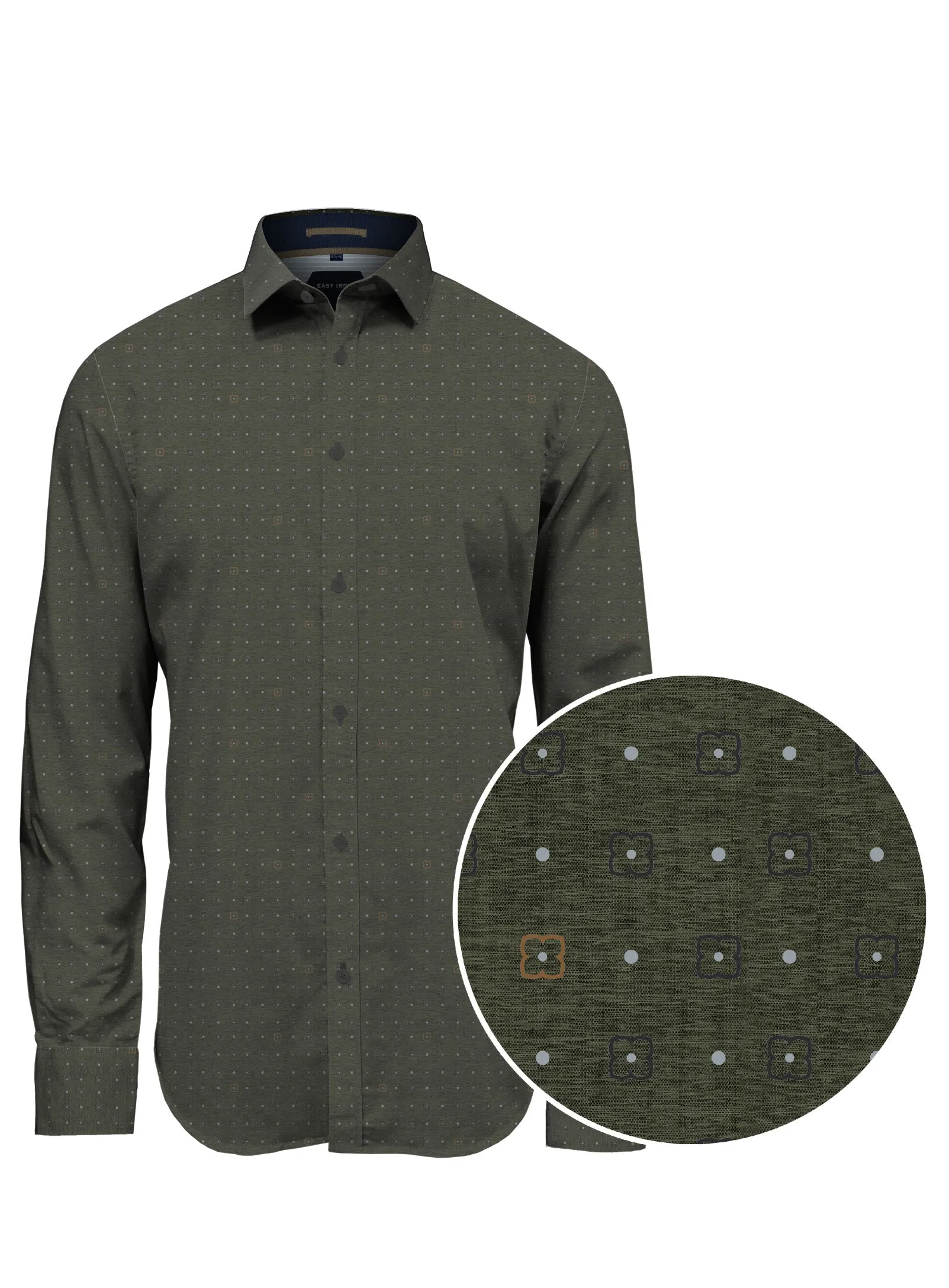 LENIX | Minimal Print Shirt || LENIX | Chemise à Imprimé sold by Point Zero product image thumbnail 2