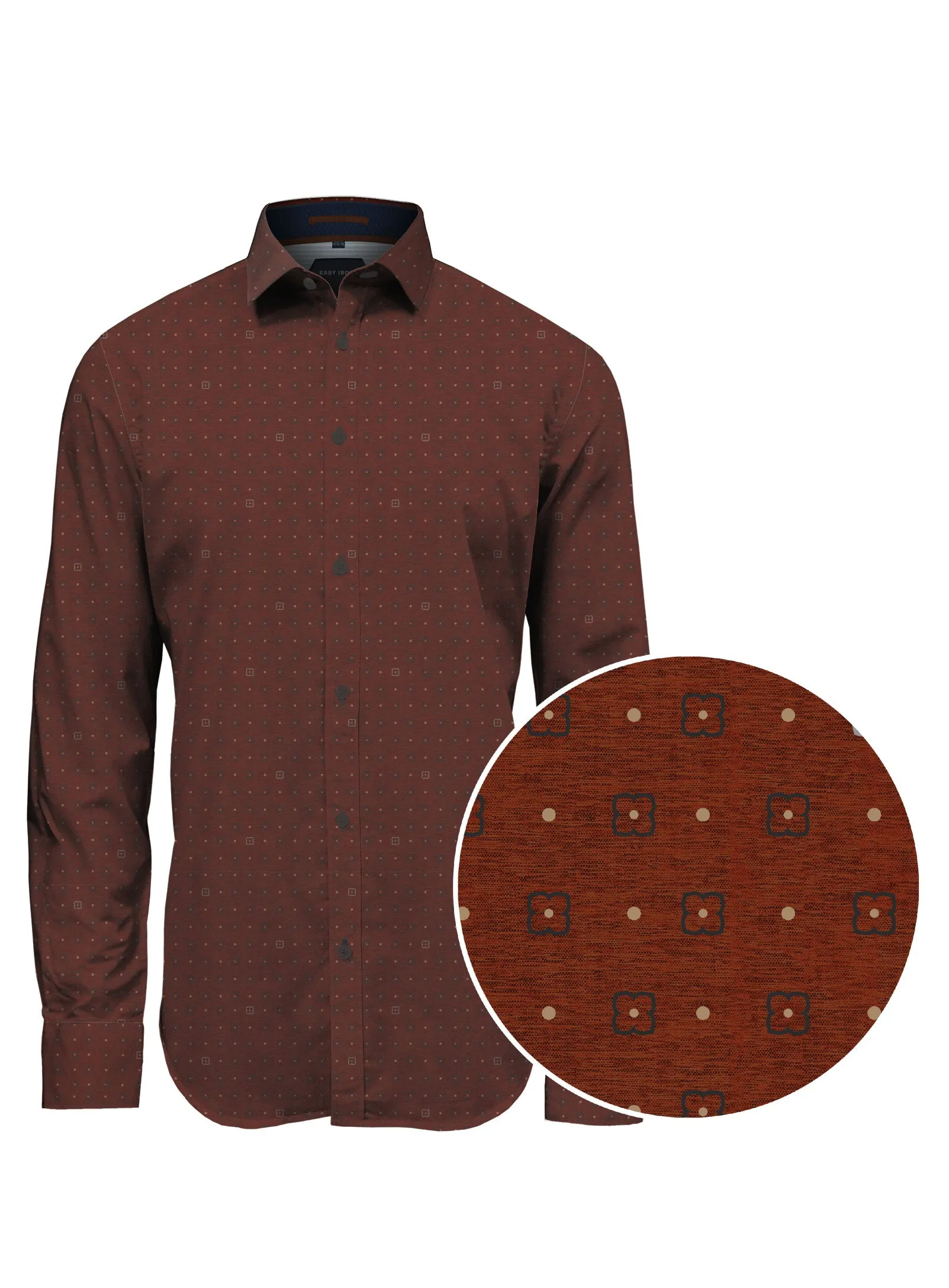 LENIX | Minimal Print Shirt || LENIX | Chemise à Imprimé sold by Point Zero product image thumbnail 3