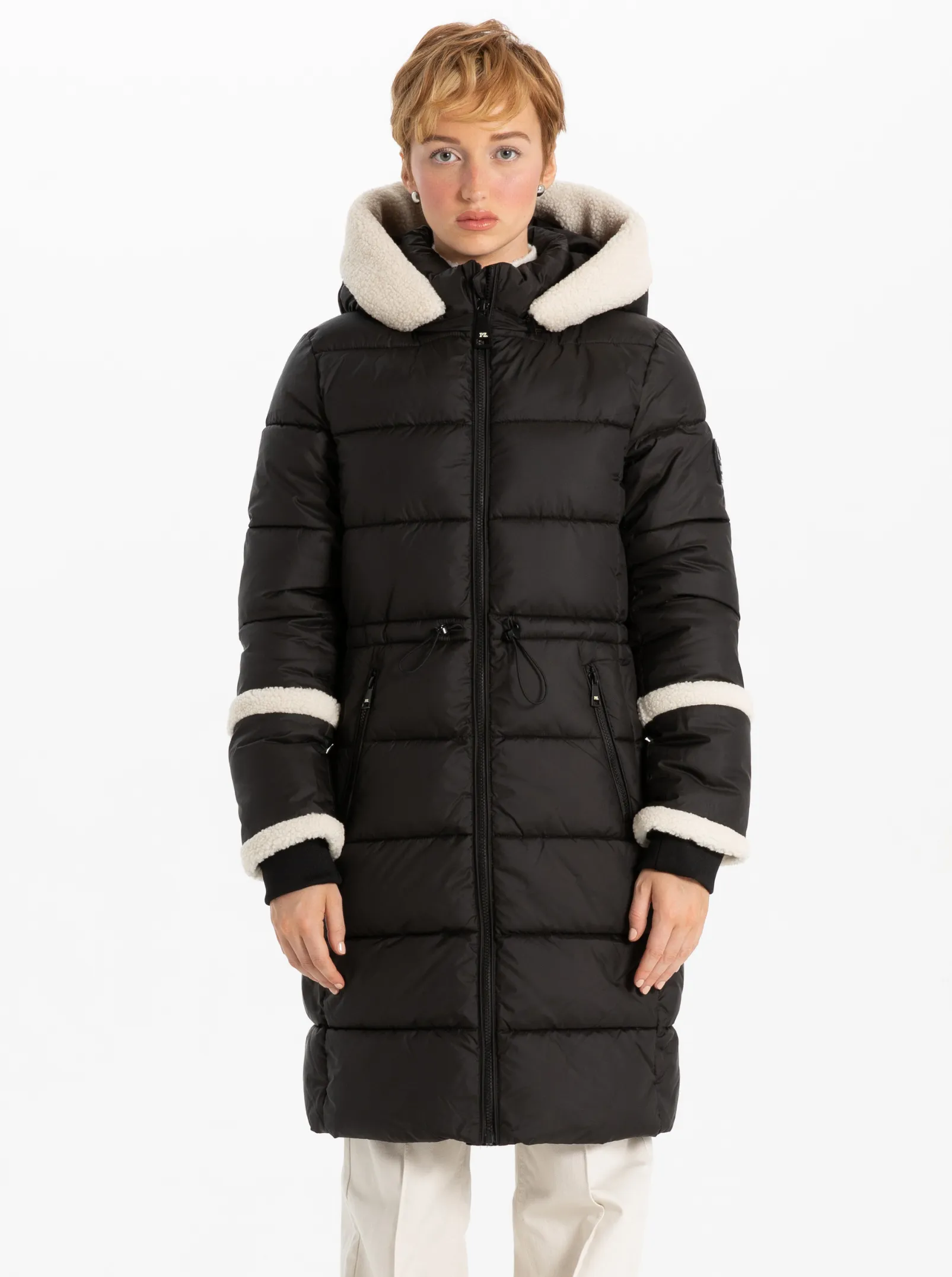 OKSANNE | Long parka with sherpa accents || OKSANNE | Long parka avec accent en sherpa sold by Point Zero product image thumbnail 2