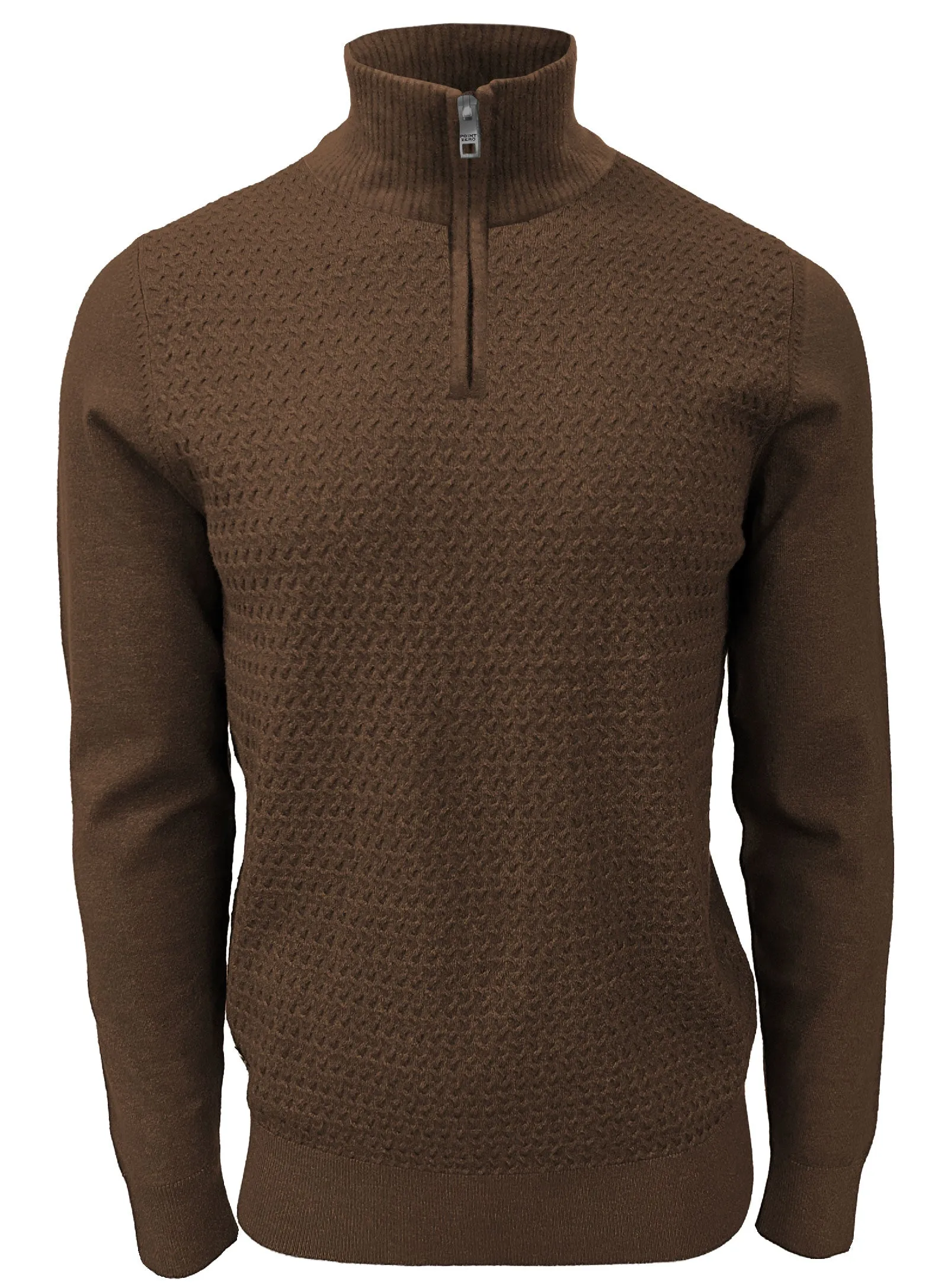 CAYDE | Quarter Zip Sweater With Cashmere Effect || CAYDE | Chandail à Quart de Zip Effet Cachemire sold by Point Zero product image thumbnail 5