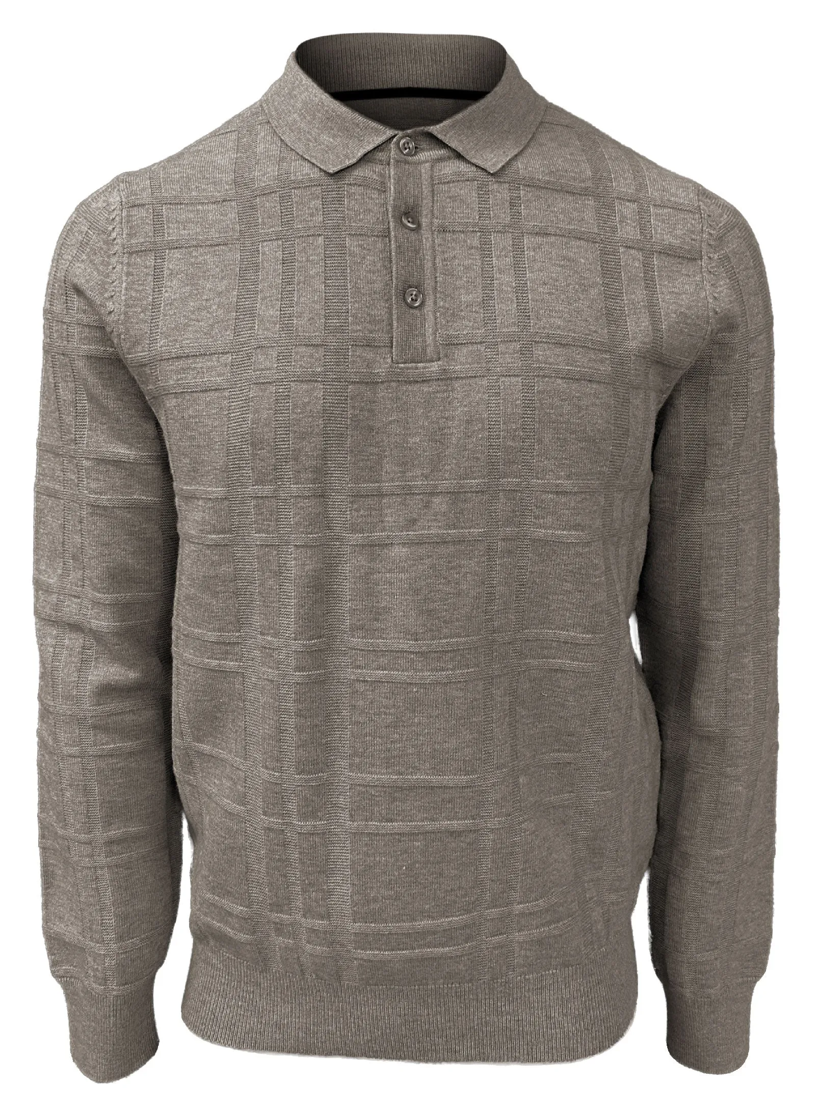 CASHE | Textured Polo Sweater – Cashmere Touch || CASHE | Chandail polo texturé effet cachemire sold by Point Zero product image thumbnail 5