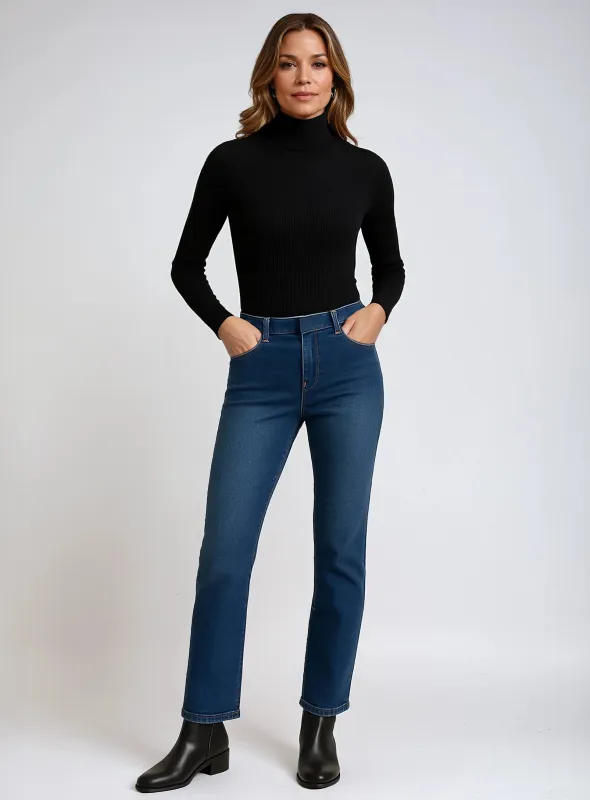 LUCY | Denim Straight leg Pants||LUCY | Pantalon à jambe droite sold by Point Zero