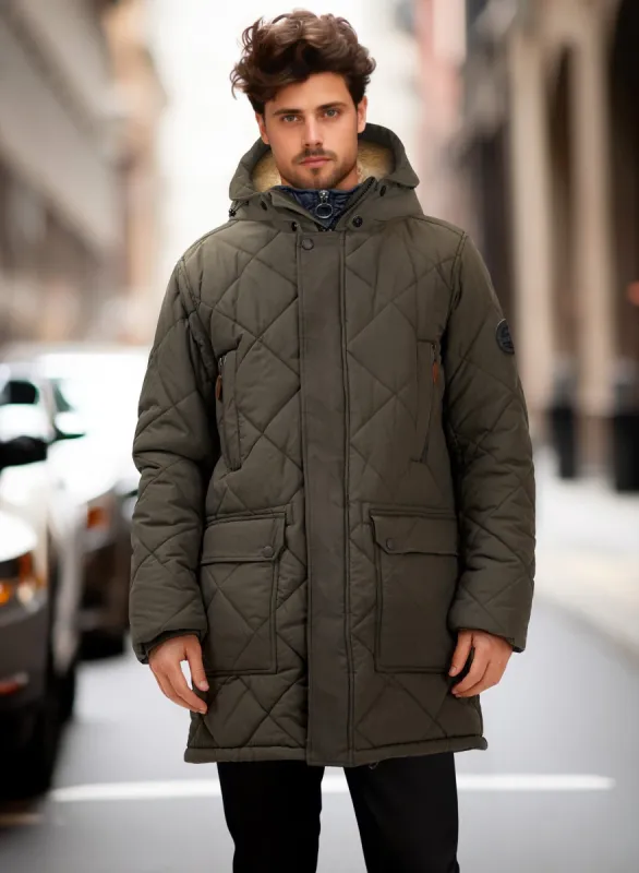 WILLIAM |Quilted Long Parka|| WILLIAM |Parka longue sold by Point Zero