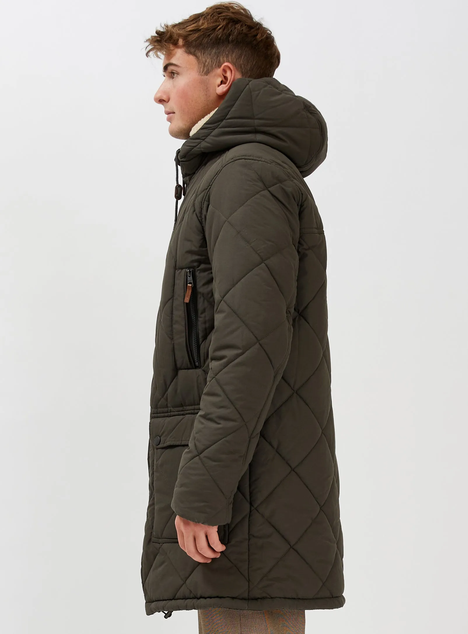 WILLIAM |Quilted Long Parka|| WILLIAM |Parka longue sold by Point Zero product image thumbnail 4