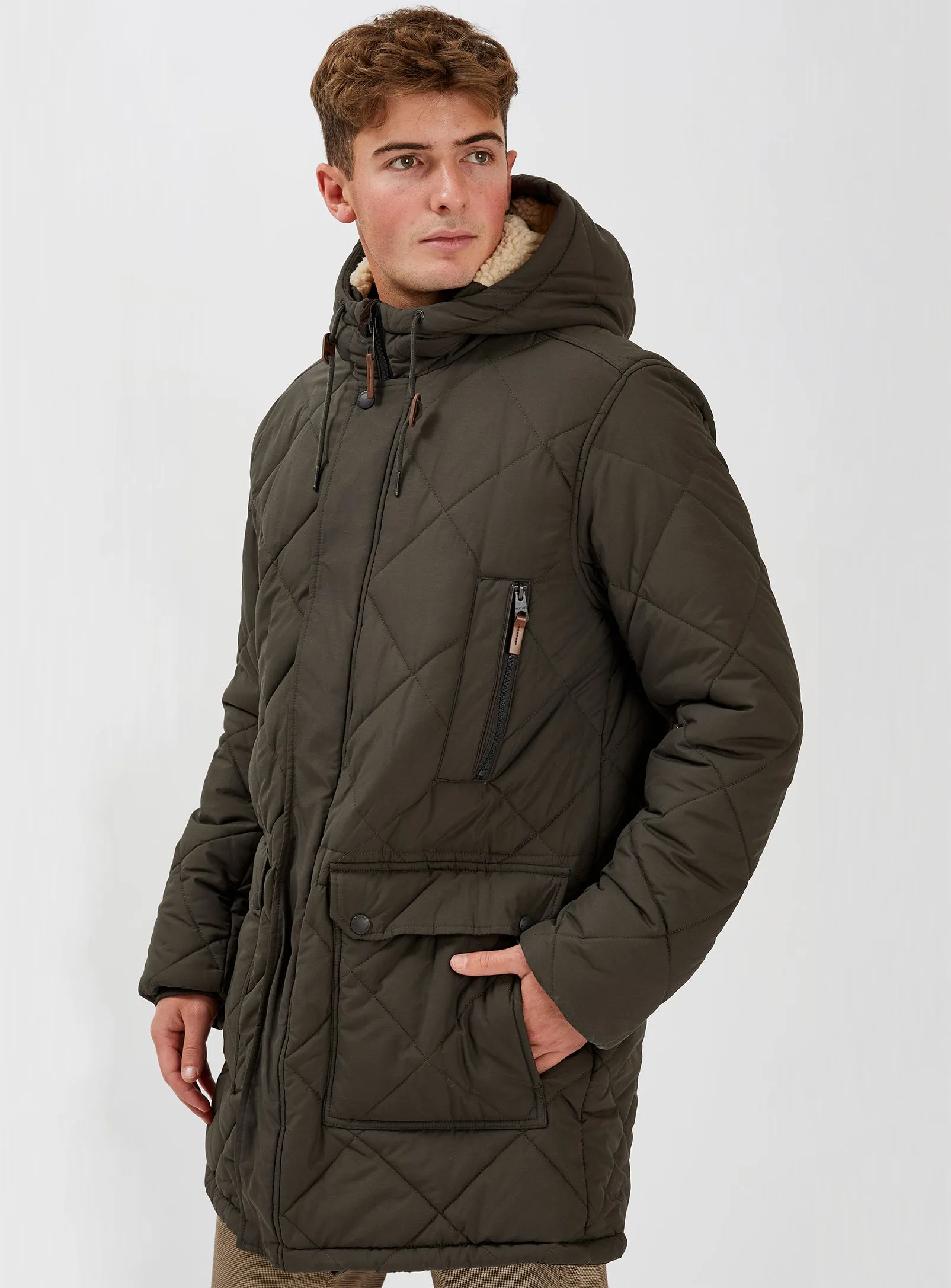 WILLIAM |Quilted Long Parka|| WILLIAM |Parka longue sold by Point Zero product image thumbnail 2