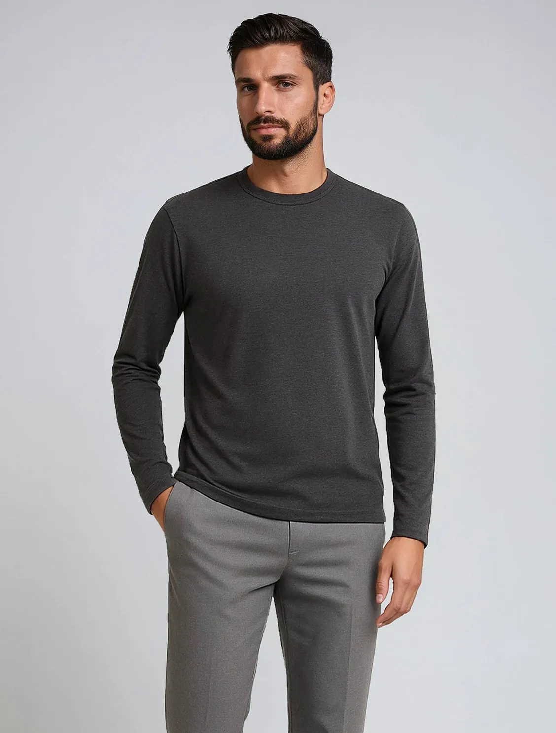 ZEL | Dry Edition Long-Sleeve Crewneck T-Shirt || ZEL | T-shirt Dry Edition à manches longues et col rond sold by Point Zero product image thumbnail 3