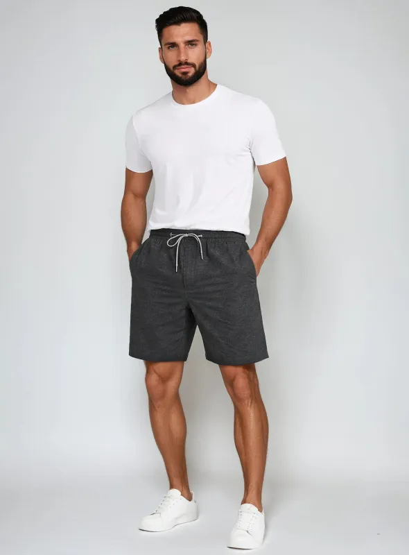 HUGO | Knit Textured Walking Shorts || HUGO | Short de Marche en Tricot Texturé sold by Point Zero