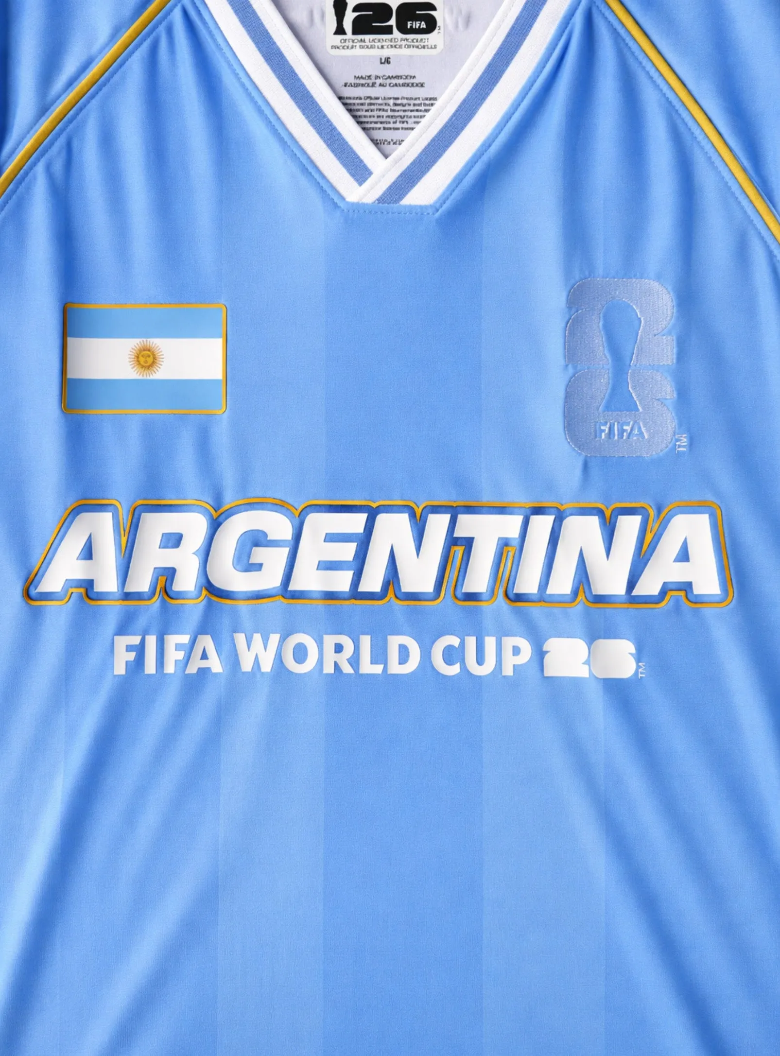 Argentina Soccer Jersey||Maillot de Soccer Argentine sold by Point Zero product image thumbnail 5