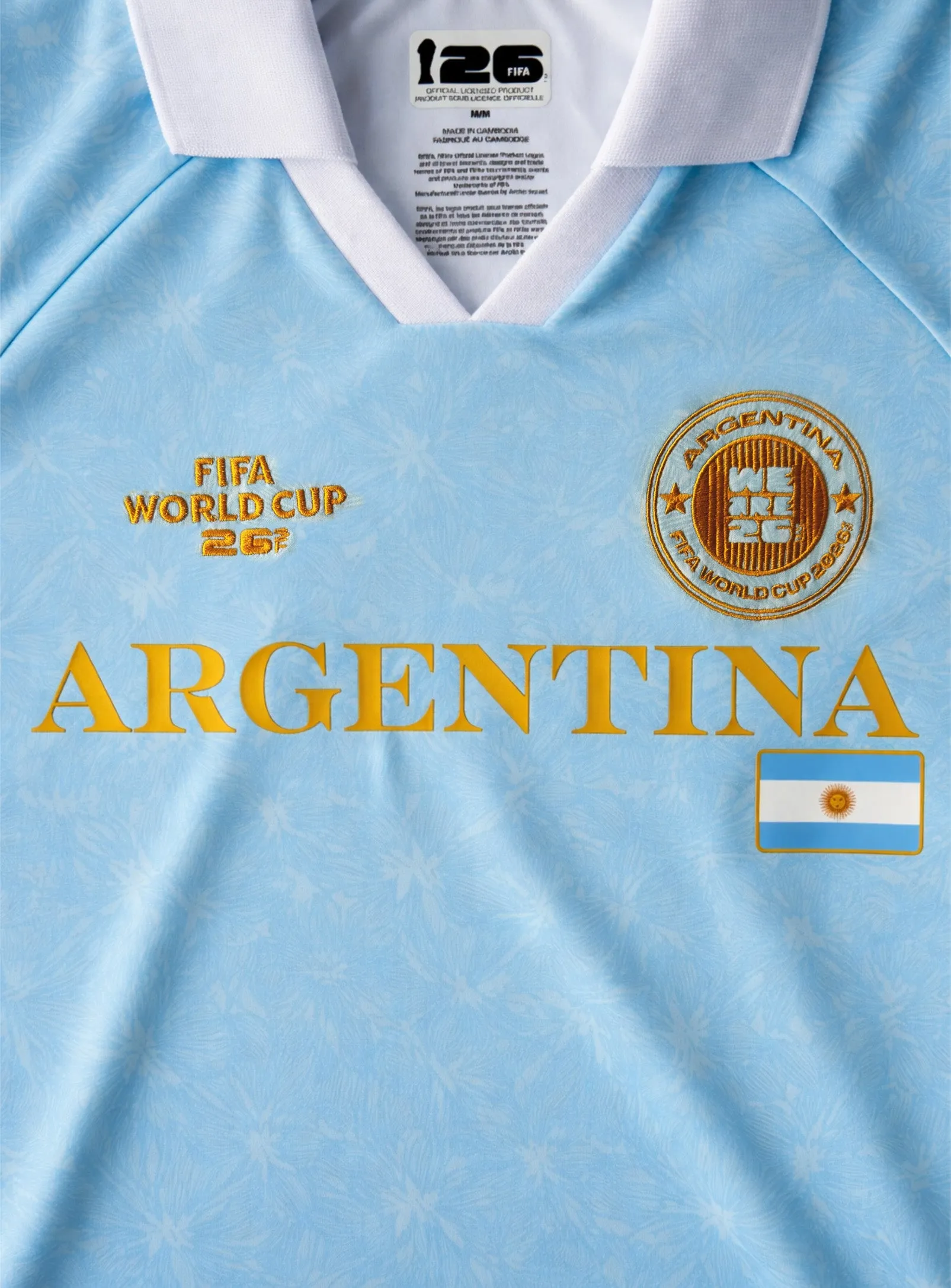 Argentina Collar Soccer Jersey || Chandail à Col Argentine sold by Point Zero product image thumbnail 4