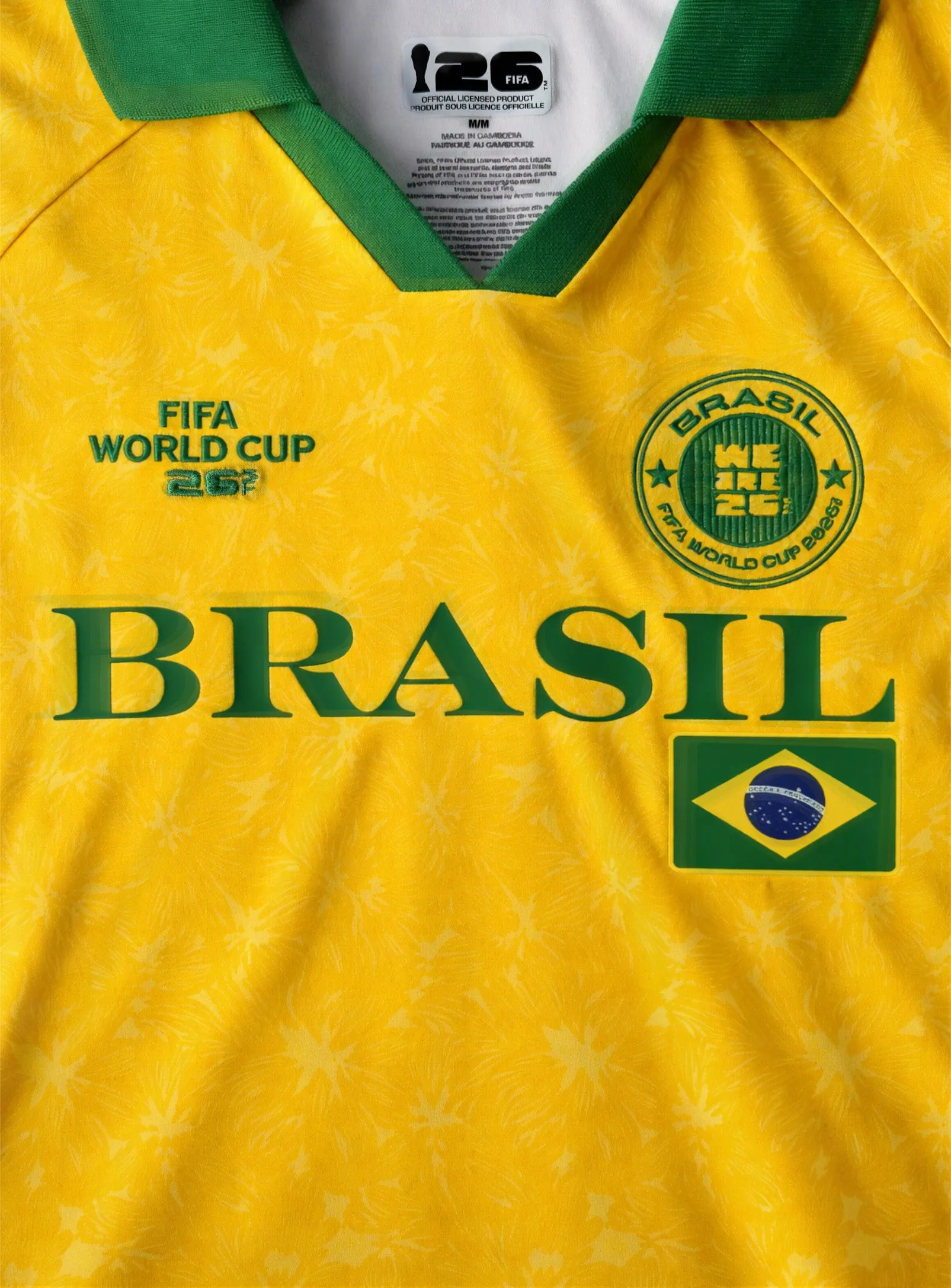Brasil Collar Soccer Jersey || Chandail à Col Brésil sold by Point Zero product image thumbnail 4