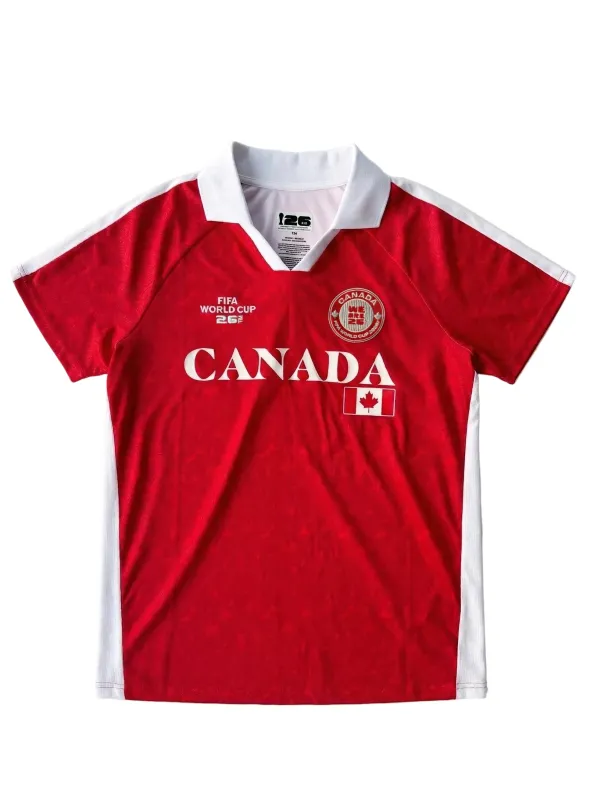 Canada Collar Soccer Jersey || Chandail à Col Canada made by Point Zero