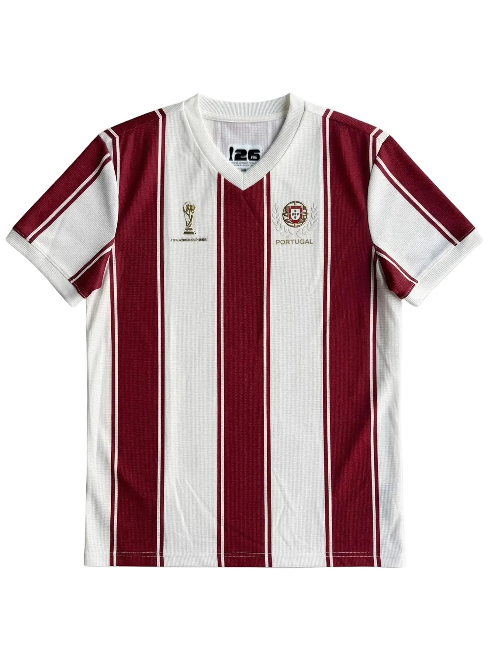 Waffle Effect Portugal Jersey || Maillot Portugal en Jersey Gaufré sold by Point Zero