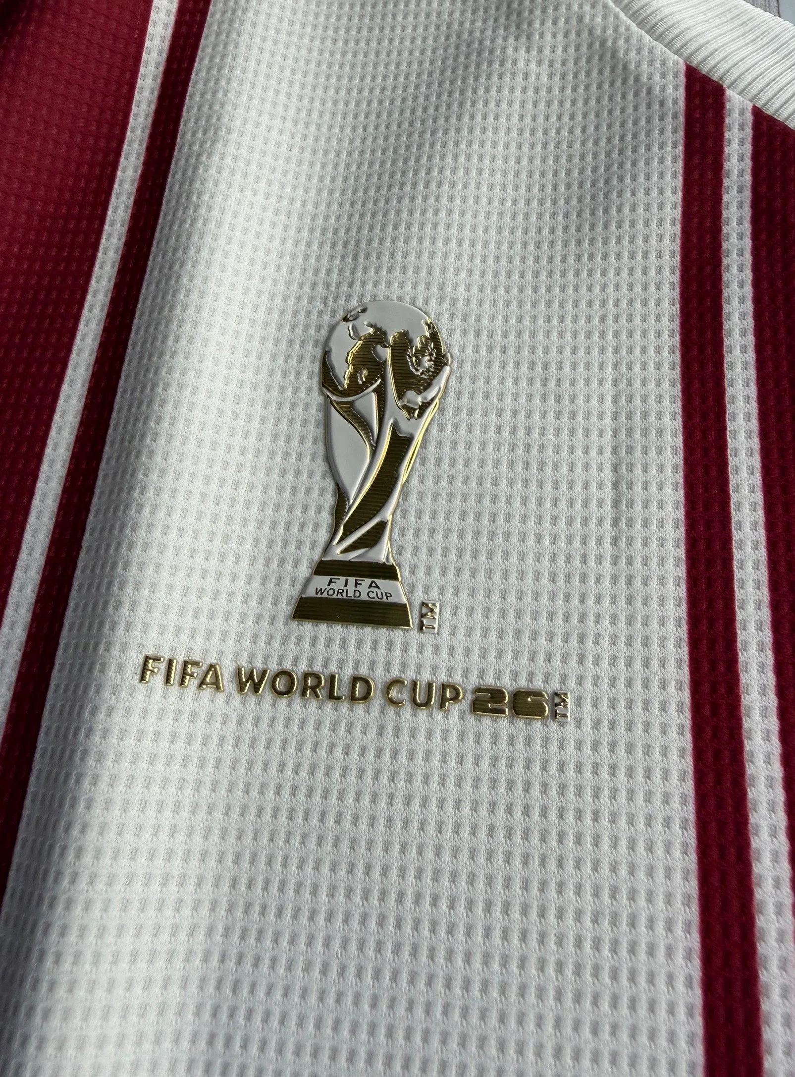 Waffle Effect Portugal Jersey || Maillot Portugal en Jersey Gaufré sold by Point Zero product image thumbnail 4