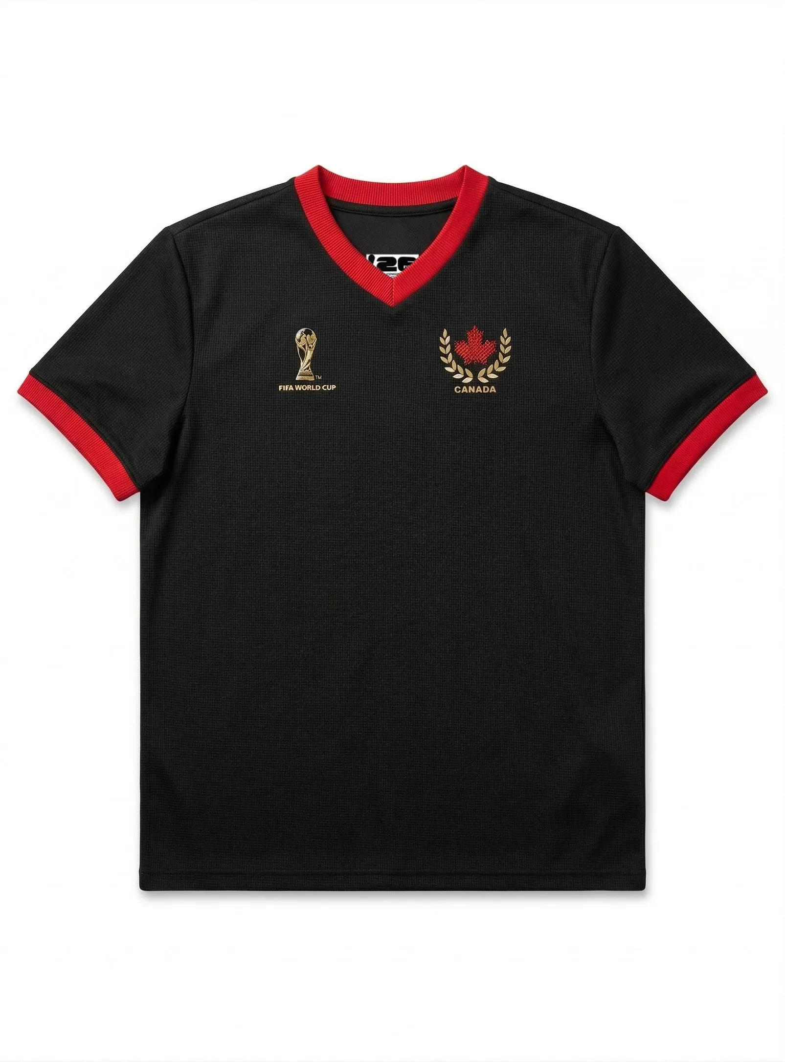 Waffle Effect Canada Jersey || Maillot Canada en Jersey Gaufré sold by Point Zero product image thumbnail 2