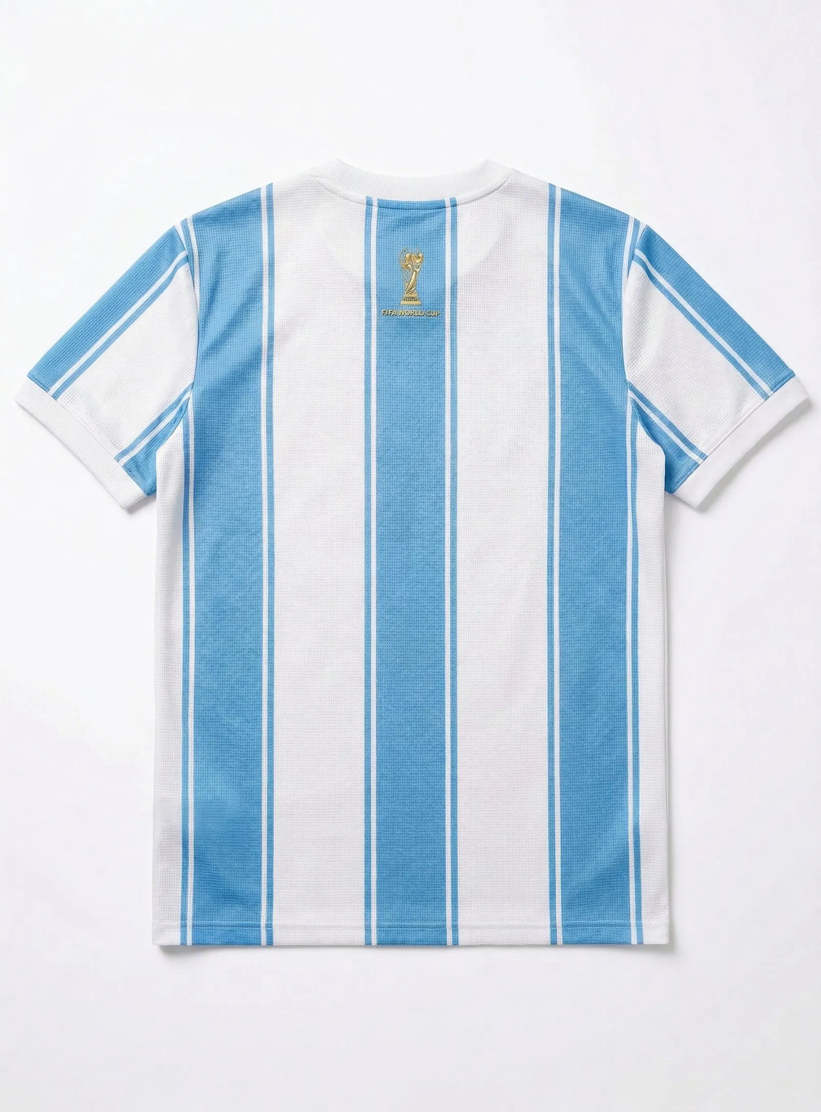 Waffle Effect Argentina Jersey || Maillot Argentine en Jersey Gaufré sold by Point Zero product image thumbnail 3