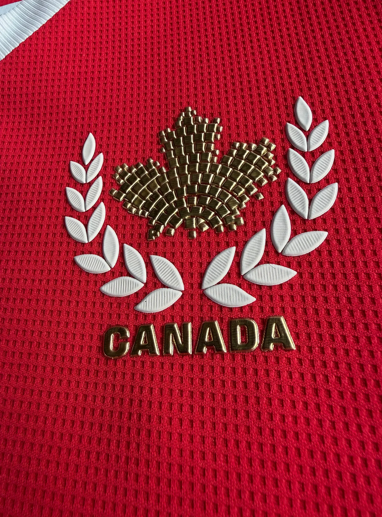 Waffle Effect Canada Jersey || Maillot Canada en Jersey Gaufré sold by Point Zero product image thumbnail 5