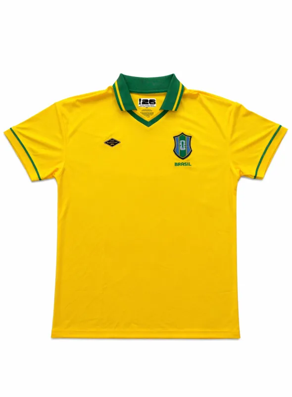 Brasil Men Soccer Jersey || Maillot de Soccer Bresil Homme made by Point Zero