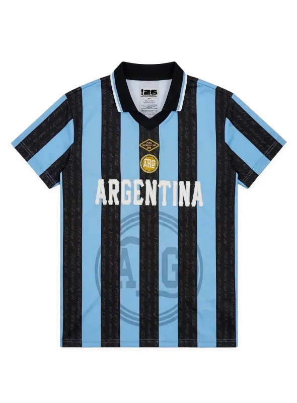 Argentina Men Soccer Jersey || Maillot de Soccer Argentine Homme made by Point Zero
