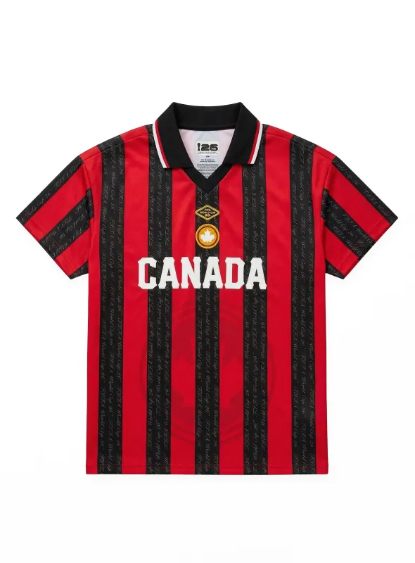Canada Men Soccer Jersey || Maillot de Soccer Canada Homme made by Point Zero