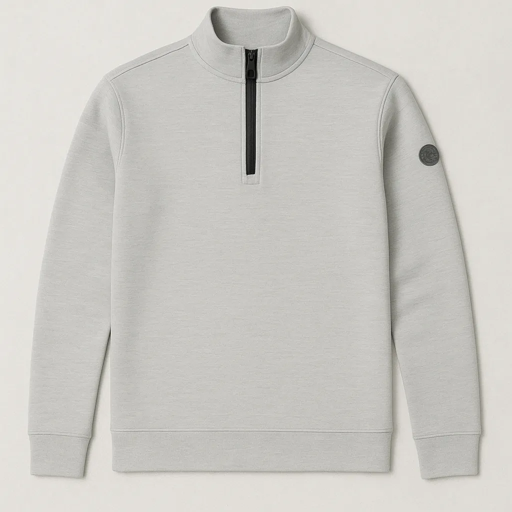 Elvar | Textured Mock Zip sold by Point Zero product image thumbnail 4