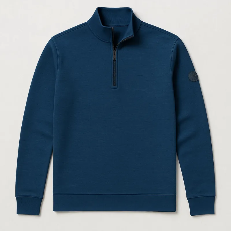 Elvar | Textured Mock Zip made by Point Zero