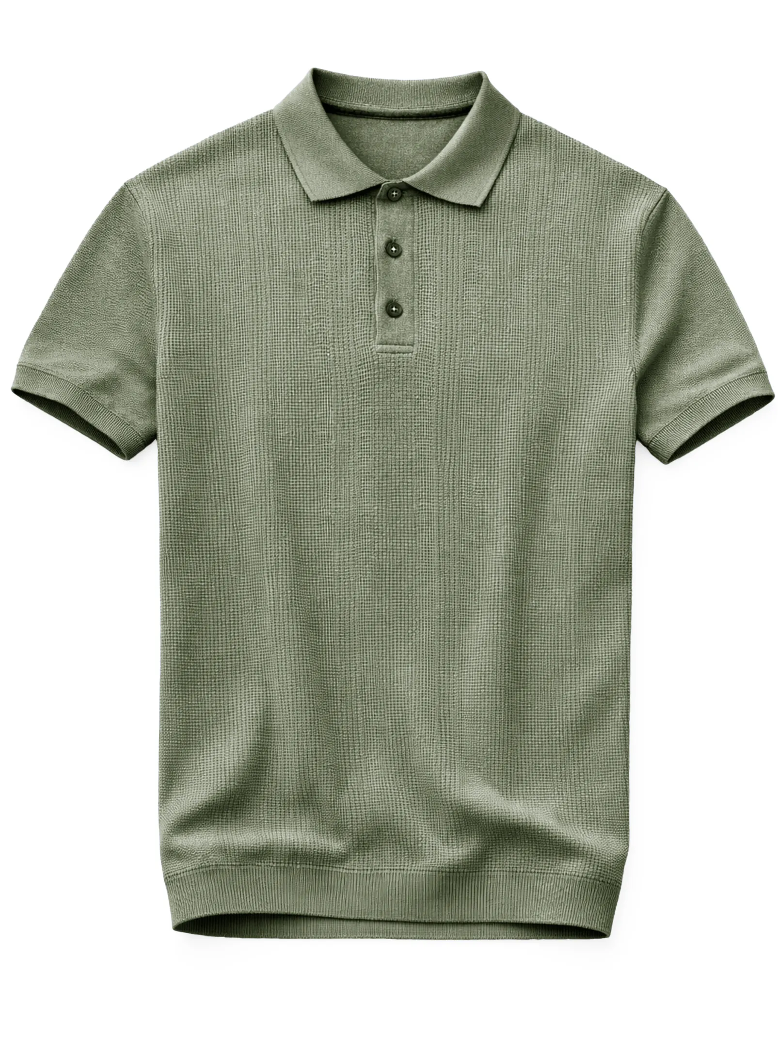 Elio | Light Knit Cotton Polo Sweater sold by Point Zero product image thumbnail 5