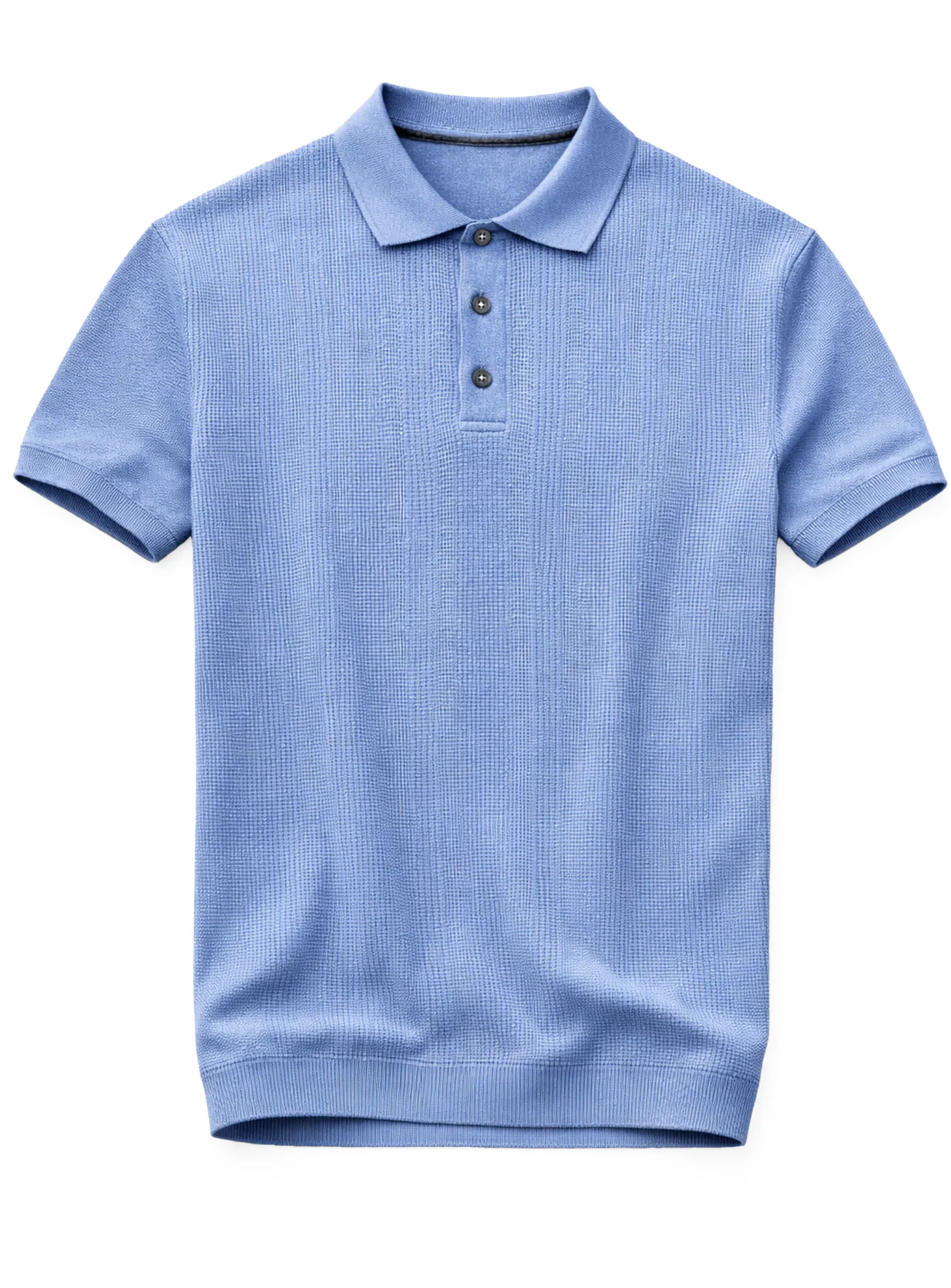 Elio | Light Knit Cotton Polo Sweater sold by Point Zero product image thumbnail 2