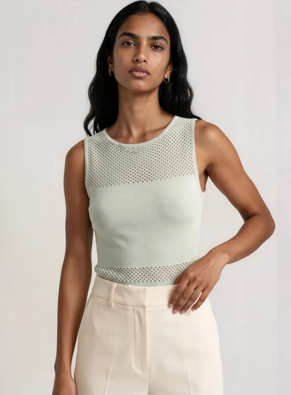 Suzie | Sleeveless Knit Top made by Point Zero