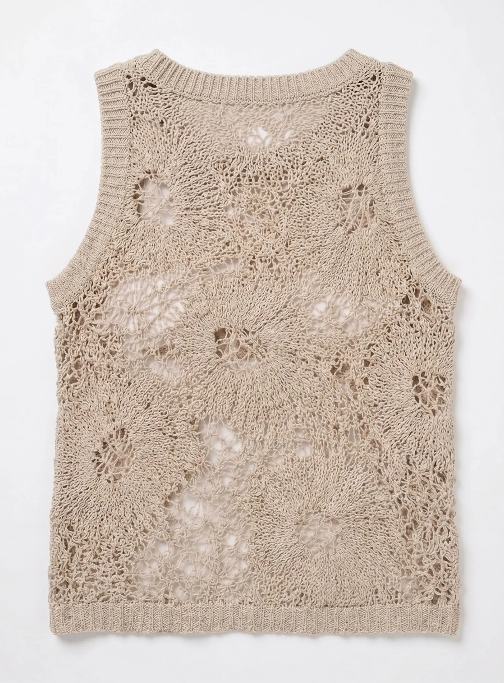 CHARLIE | Crochet Knit Tank || CHARLIE | Camisole en maille crochet sold by Point Zero product image thumbnail 5