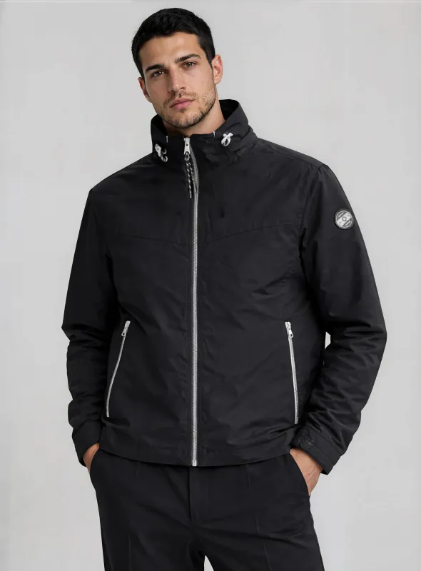 Vantage | Mockneck Microfiber Bomber made by Point Zero