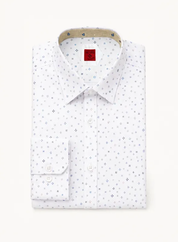 Stephen | Luxury Print Cotton Blend Shirt made by Point Zero