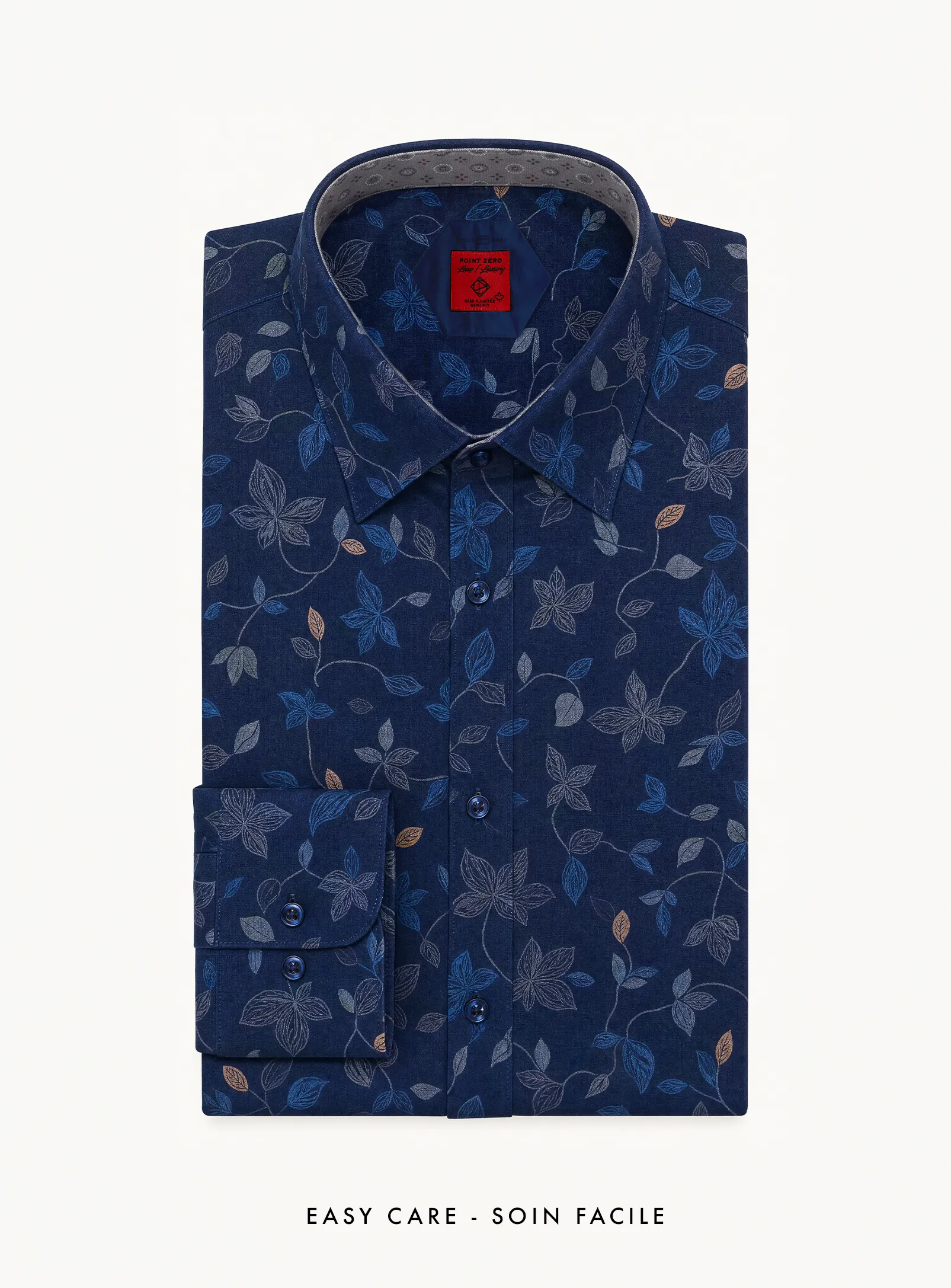 Klaus | Floral Melange Shirt sold by Point Zero product image thumbnail 5