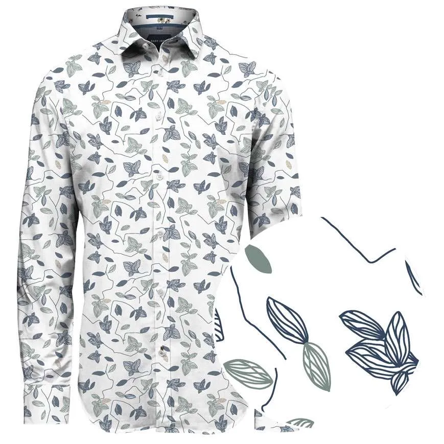 Klaus | Floral Melange Shirt sold by Point Zero product image thumbnail 4