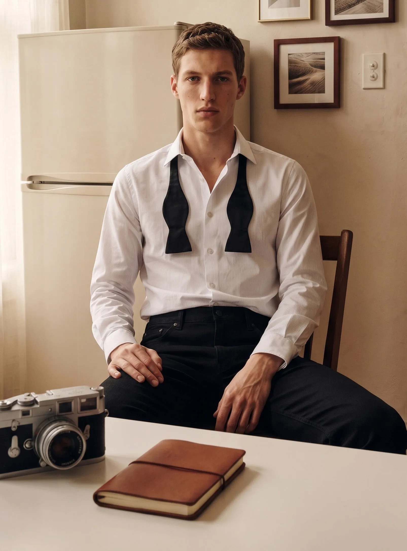 Lonzo | Luxury Tone On Tone Dobby Texture Shirt sold by Point Zero product image thumbnail 3