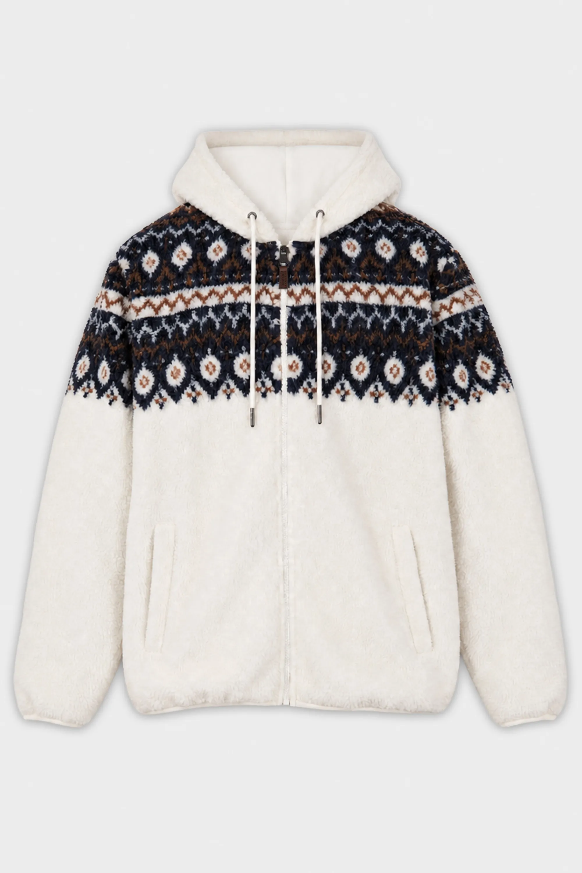 Vineland | Jacquard Sherpa Hooded Full-Zip Jacket sold by Point Zero product image thumbnail 2