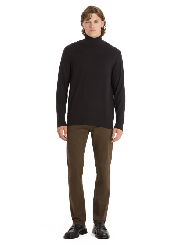 JEFFREY|Slim fit Cotton Sateen Pants||JEFFREY|Pantalon en Satin de Coton Ajusté sold by Point Zero