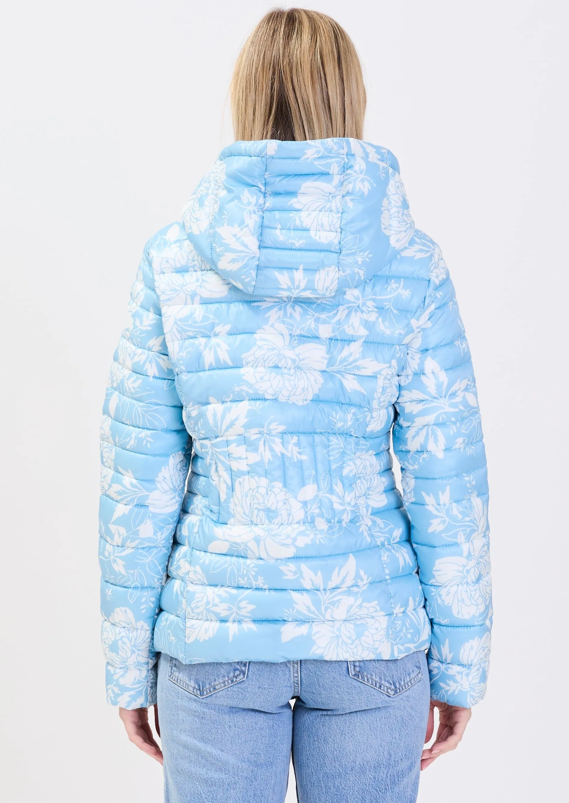 MANDEVILLE| Floral ultralight puffer||MANDEVILLE| Doudoune légère à motif floral sold by Point Zero product image thumbnail 4