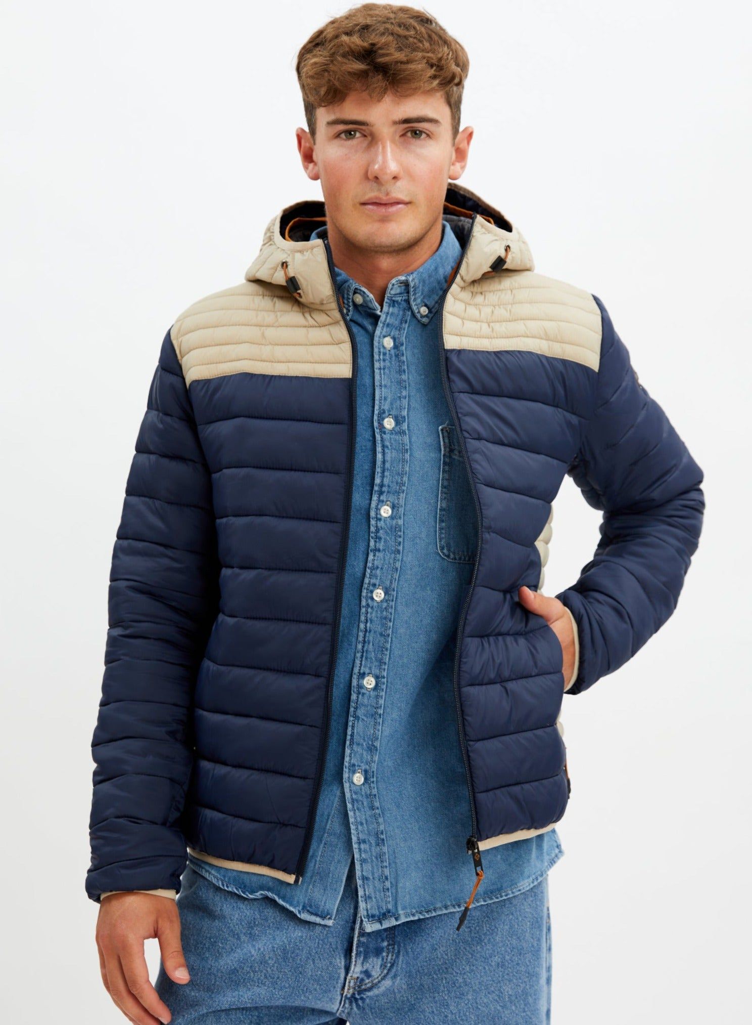 ALFRED | Color block ultralight jacket || ALFRED | Veste ultralégère color block sold by Point Zero product image thumbnail 9