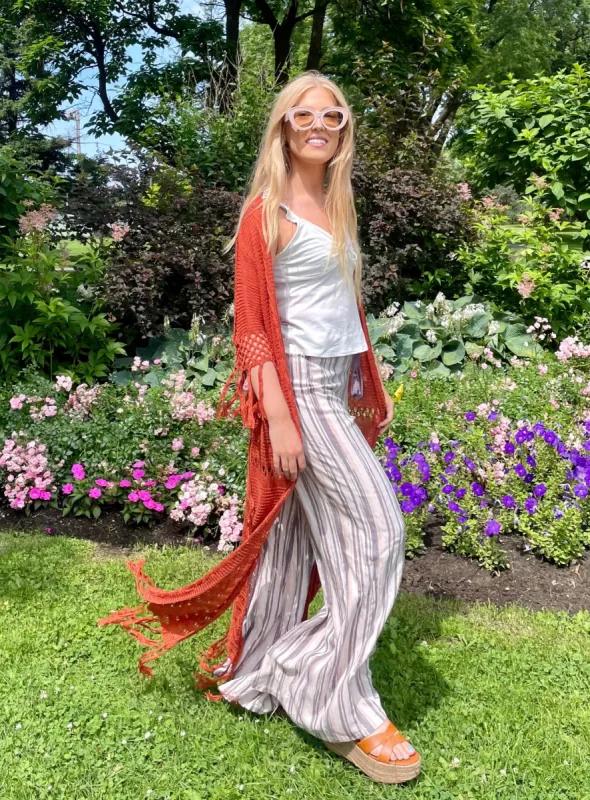 STACY | Maxi Kimono Sweater || STACY | Pull Maxi Kimono sold by Point Zero