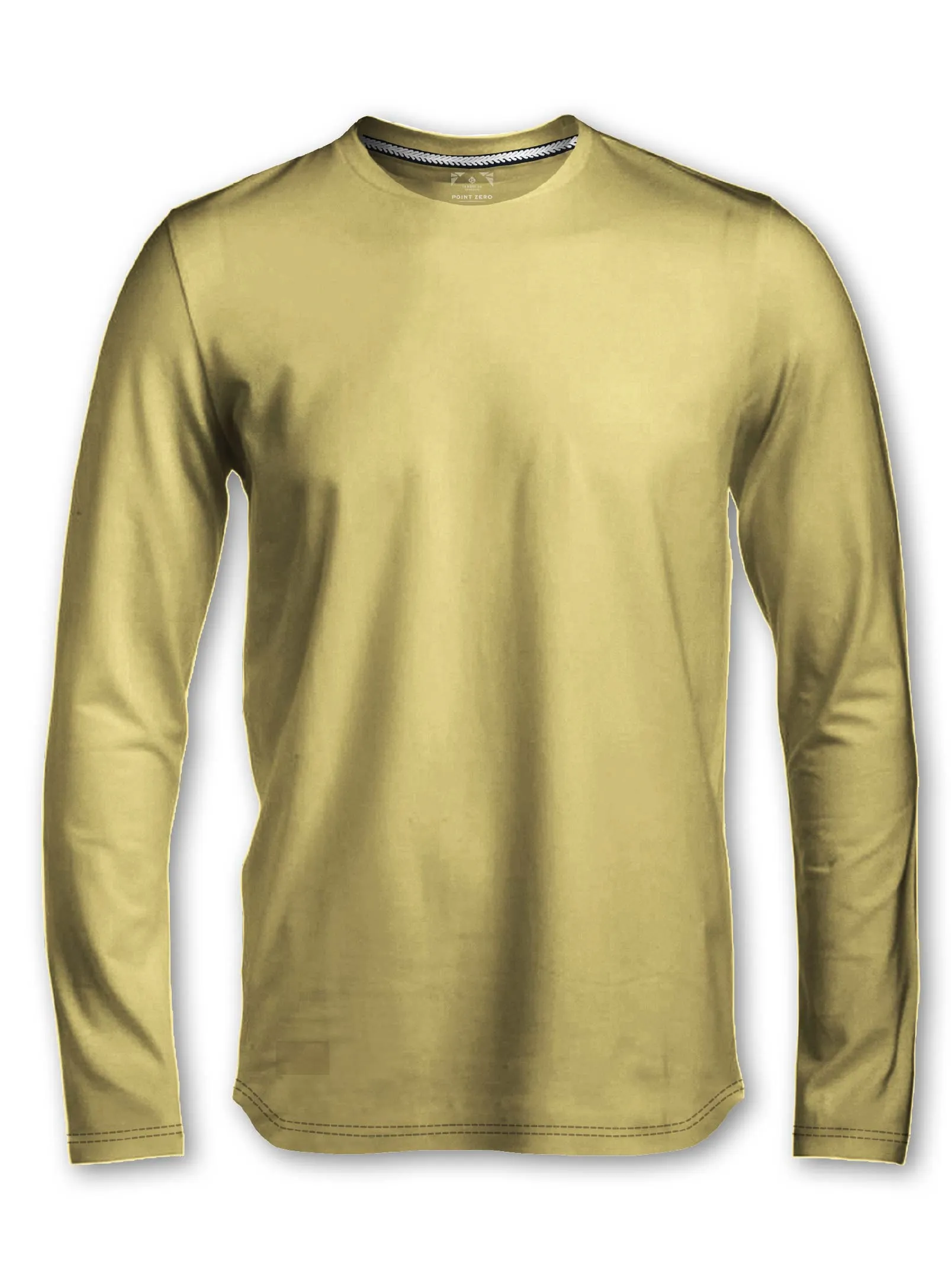 Kel | Basic Cotton Long-Sleeve Crewneck T-Shirt sold by Point Zero product image thumbnail 5