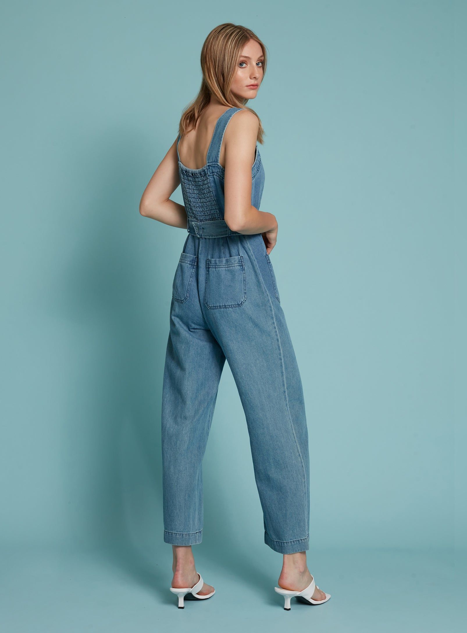 PEYA | Denim jumpsuit || PEYA | Combinaison en jean sold by Point Zero product image thumbnail 5