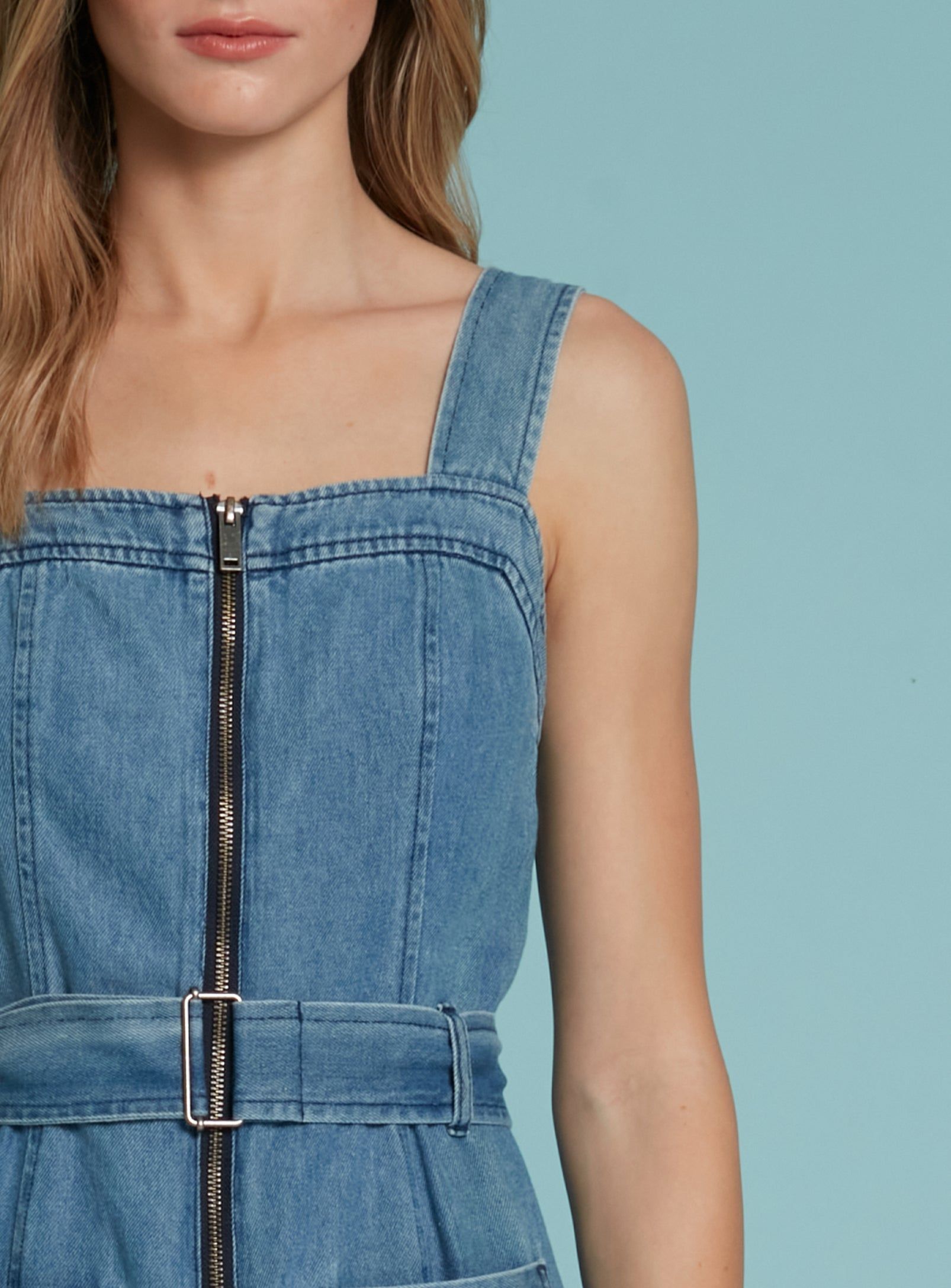 PEYA | Denim jumpsuit || PEYA | Combinaison en jean sold by Point Zero product image thumbnail 6