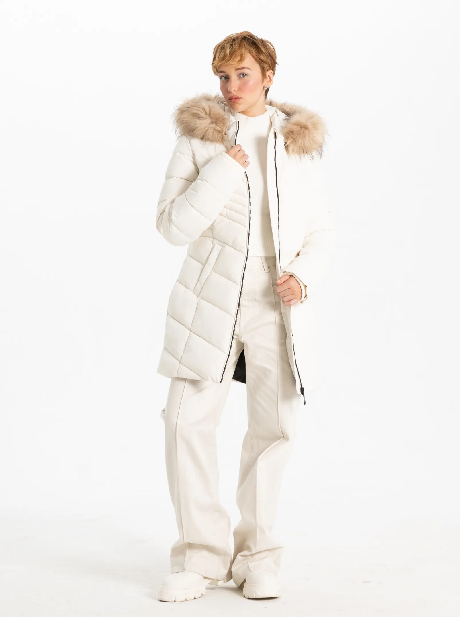 ARNETTA |Zip front hooded jacket || ARNETTA | Veste à capuche zippée sur le devant sold by Point Zero product image thumbnail 2