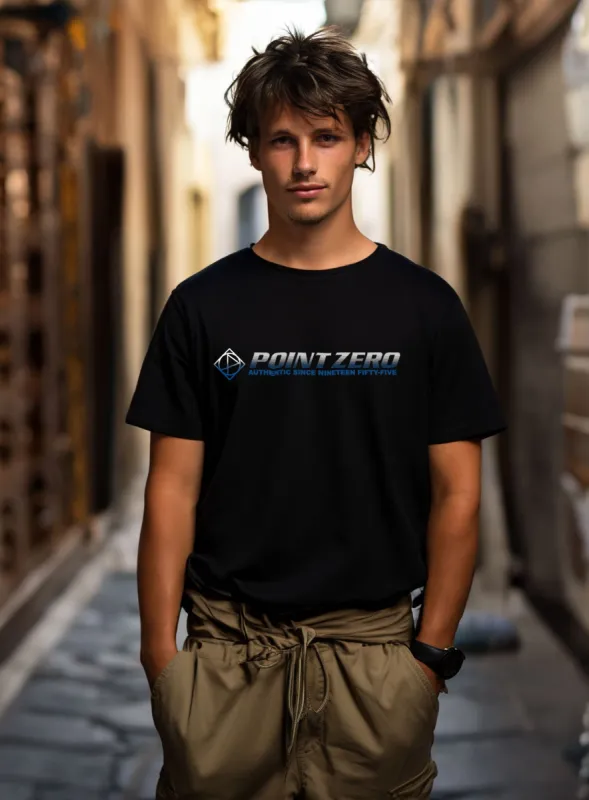 BASIC | Classic fit iconic logo unisex t shirt || BASIC | T-shirt unisexe à logo emblématique coupe classique sold by Point Zero