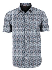 MIX | Printed short sleeve shirt || MIX |Chemise manches courtes imprimée sold by Point Zero