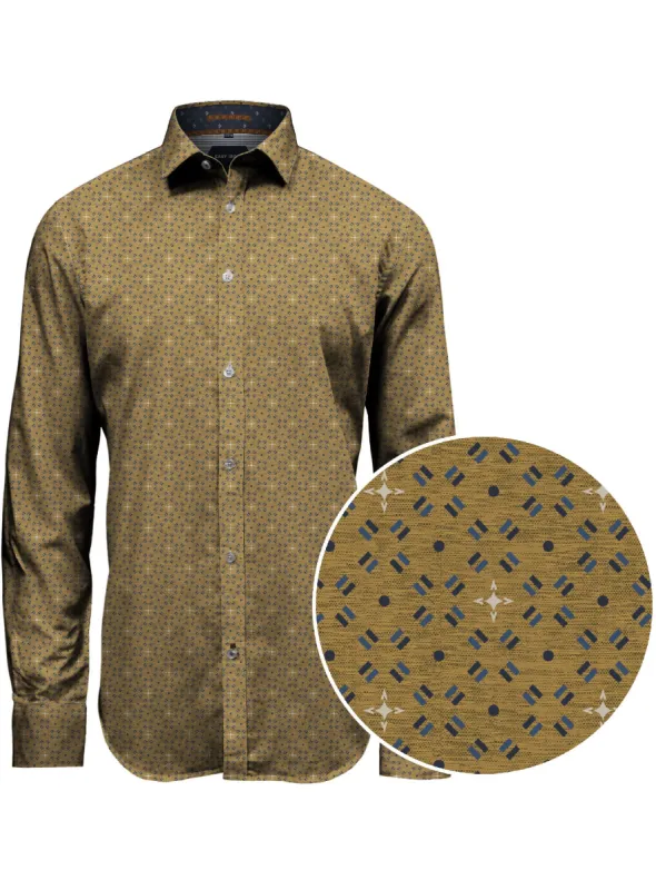 DILAN|Long-sleeve printed Shirt||DILAN|Chemise imprimée à manches longues sold by Point Zero